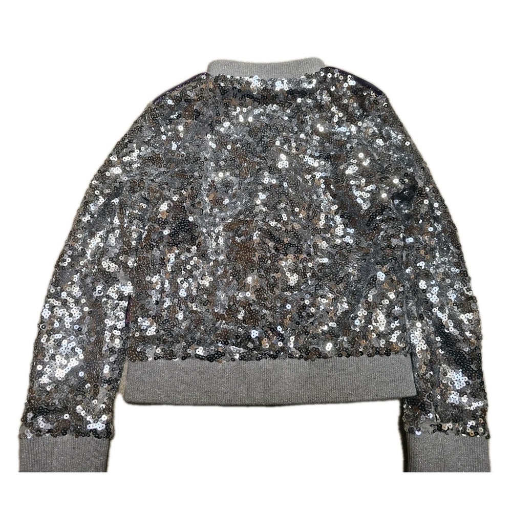 Nickelodeon‎ Jojo's Closet  Silver Sequined Multi Color Jacket, Girls Small 6x - Picture 5 of 5